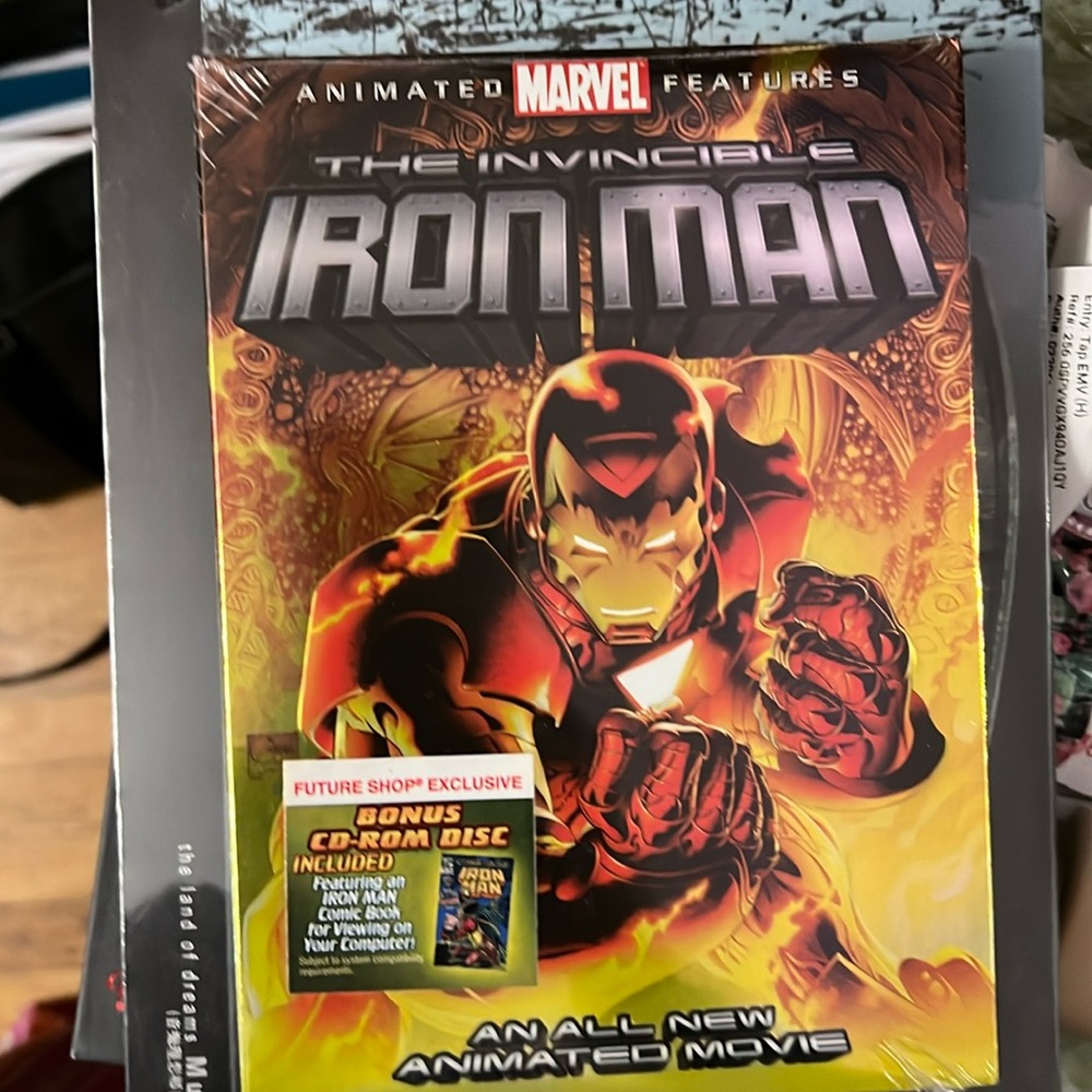 (2 for 15) The  Invincible Iron Man Animated Feature DVD